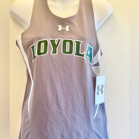Under Armour NWT Loyola University Greyhounds Dry Wicking Training Tank Top - Picture 1 of 5